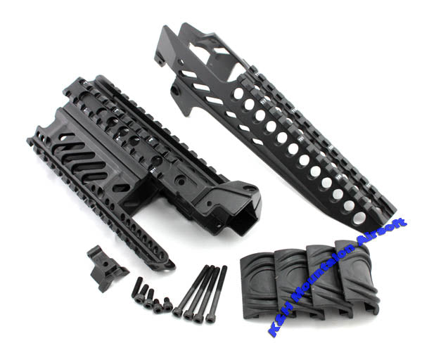 A.C.M. X-47 Rail System For AK (3-pcs) / Black