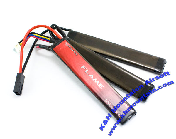 Flame 9.9V 1000mah LiFePO4 Battery / 3-pcs /(15C)