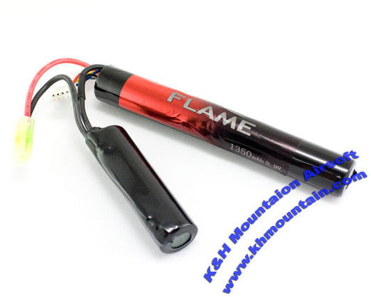 Flame 9.9V 1350mah LiFePO4 Battery / CQB /(12C)