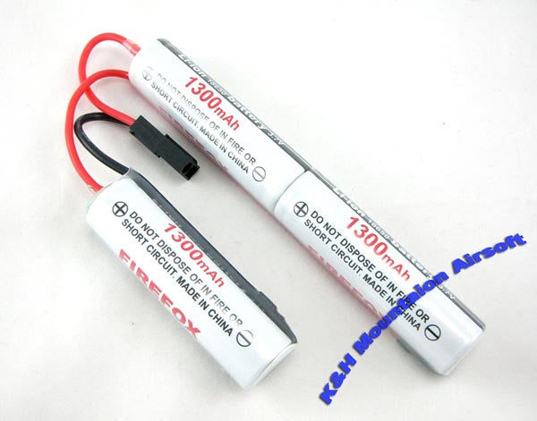 FireFox 11.1V 1300mah リチウムイオン CQB スティック バッテリー