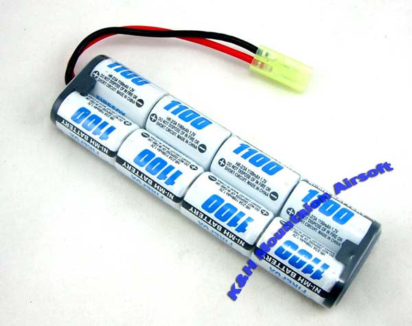 FireFox 9.6V 1100mah ニッケル水素ミニバッテリー