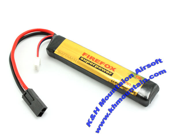 FireFox 1100mah 7.4V Li-Polymer Battery 1-pcs (15C Version)