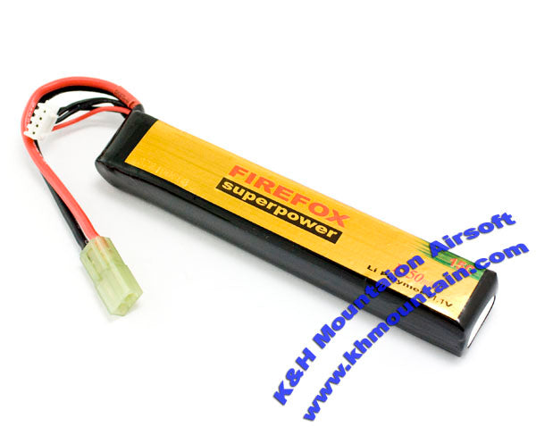 FireFox 1250mah 11.1V Li-Polymer Pack Battery 1-pcs (15C)