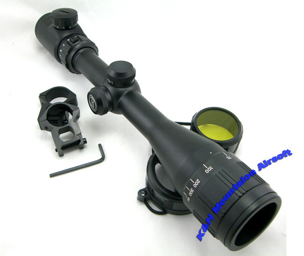 A.C.M. 3-9 x 40 AOE Red Illuminated Rifle Scope /B