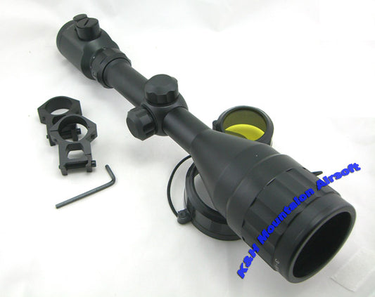 A.C.M. NEW!! 3-9 x 50 AOE/IR Red/Switch Illuminated Rifle Scope