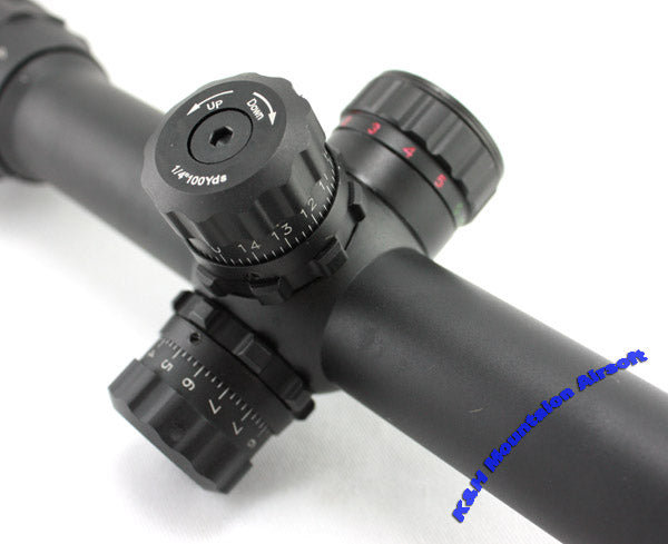 A.C.M. 4-16 x 40mm AOE Rifle Scope with scope cover