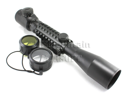 A.C.M. 3-9 x 40E 11/20mm Red&Green Illuminated Rifle Rail Scope