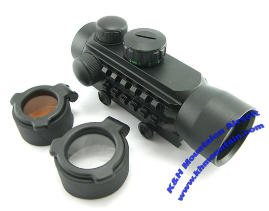 A.C.M. 2x30 Rail scope with R/G selectable illuminated reticle