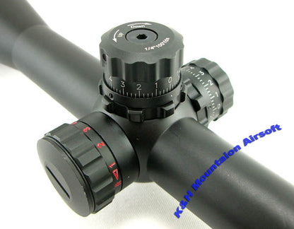 A.C.M. 4-16 x 40 AOE with Red / Green Illuminated Rifle Scope