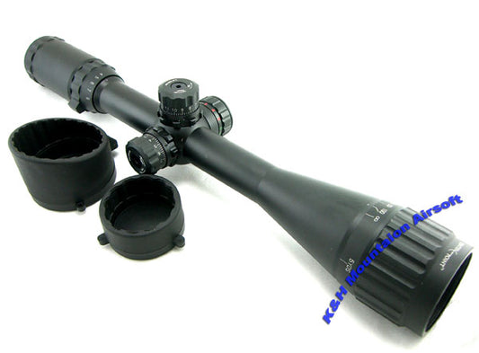 A.C.M. 4-16 x 40 AOE with Red / Green Illuminated Rifle Scope