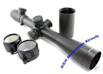 3.5-10 x 40 Red/Green Illuminated Mil-Dot Rifle Scope ( A40)