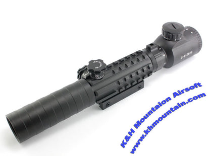 A.C.M. 3-9X28 EG Scope with Rail & R/G Illuminated Reticle