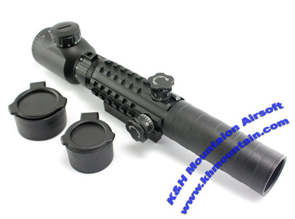 A.C.M. 3-9X28 EG Scope with Rail & R/G Illuminated Reticle