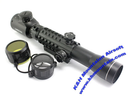 A.C.M. 3-9X32 EG Scope with Rail & R/G Illuminated Reticle