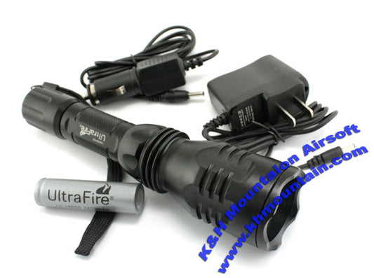UltraFire High Power LED Flashlight with 5 mode Full Set