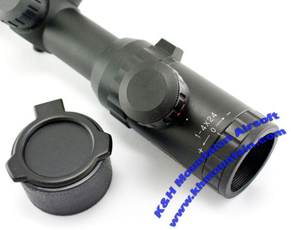 YN 1-4 x 24 Red / Green Illuminated Rifle Scope