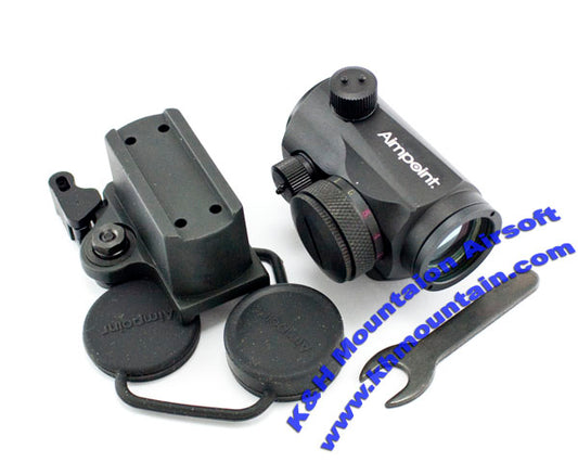 AP Style Micro T-1 Red Dot Sight with QD Mount (1x24)