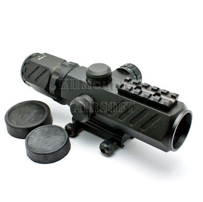 Full Metal 2-6 x 32 Illuminated Rail Scope /w Laser (B)