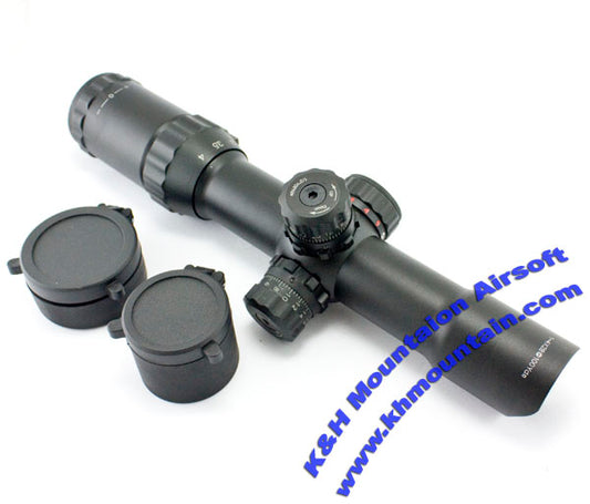 SNIPER 1-4 x 28 with Red / Green Illuminated Rifle Scope