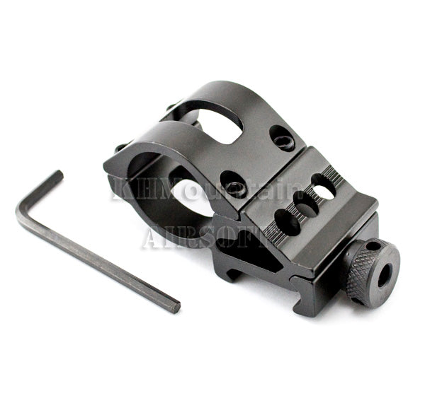 Metal Inclined 25mm Flashlight Mount