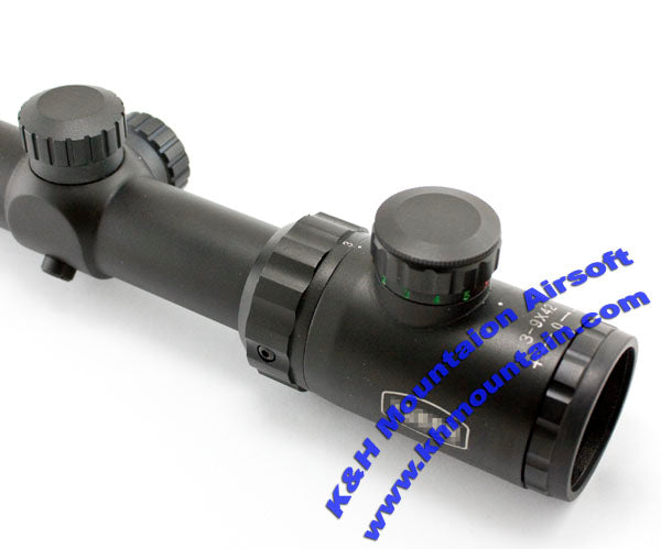 YN 3-9 x 42 Red / Green Illuminated Rifle Scope