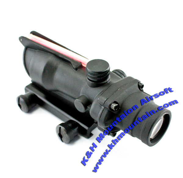 ACOG Style 4x32 Fiber Optics Illuminated Green Dot Scope