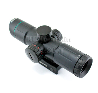 Tactical 4 x 28 Red & Green Illuminated Rifle Scope