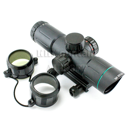 Tactical 4 x 28 Red & Green Illuminated Rifle Scope