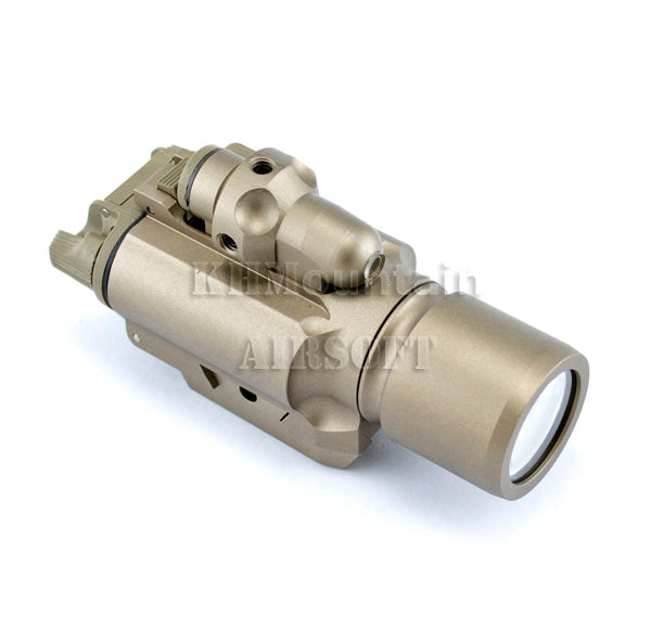 AABB Tactical X400 Weapon LED Flashlight with Red Laser / TN