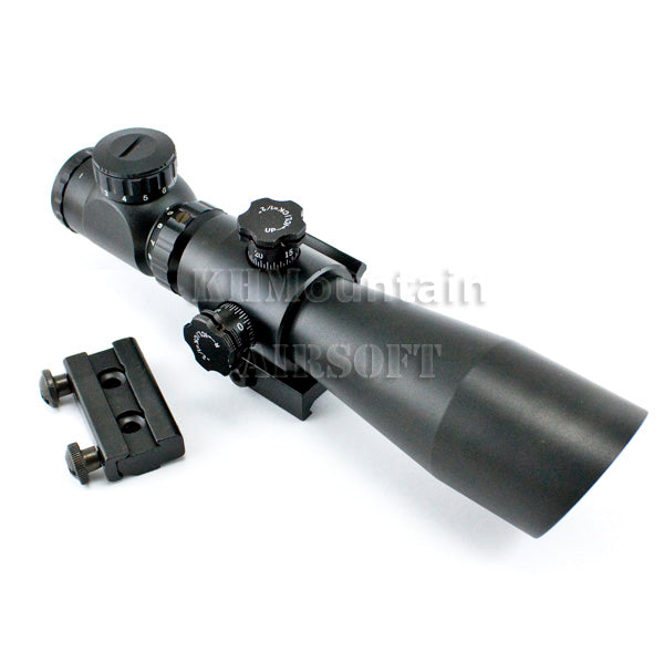 Tactical QD 3-9 x 42EG R/G Illuminated Rifle Scope with Rail