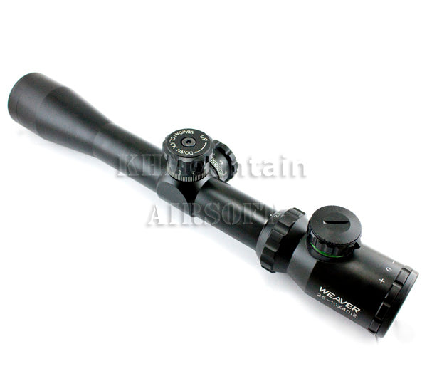 WEAVER 2.5-10 x 40 IR Red & Green Illuminated Rifle Scope