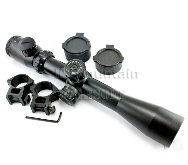 WEAVER 2.5-10 x 40 IR Red & Green Illuminated Rifle Scope