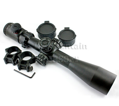 WEAVER 3-12 x 44 SFIR Red & Green Illuminated Rifle Scope