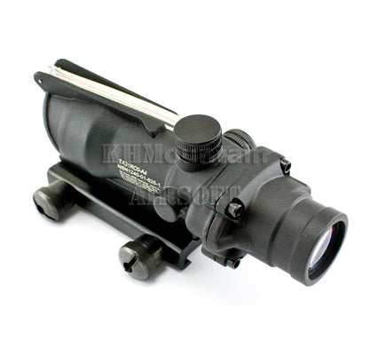 ACOG Style 4x32 Real Fiber Optics Illuminated Red Dot Scope