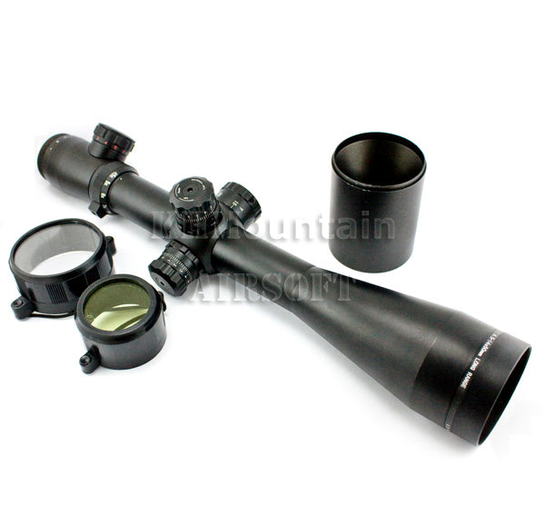 4.5-14 x 50 Red / Green Illuminated Mil-Dot Rifle Scope (A50)