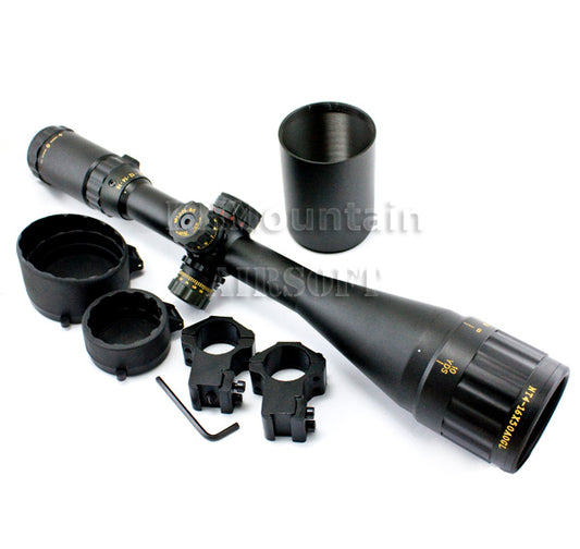 SNIPER 4-16 x 50 AOE with Red / Green Illuminated Rifle Scope