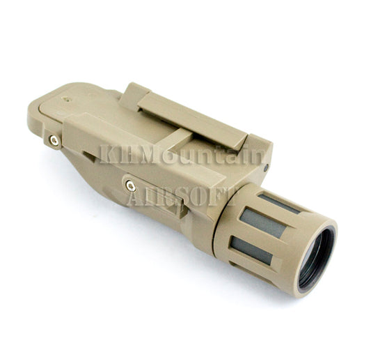 Multi Function Weapon Mounted White LED Flashlight / DE