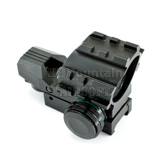 Red & Green Dot Sight with Selective Reticle with Rail (HD-112)