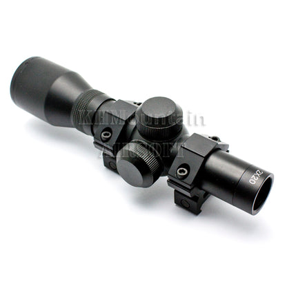 Tactical 2 x 20 Rifle Scope with Mount (Short)