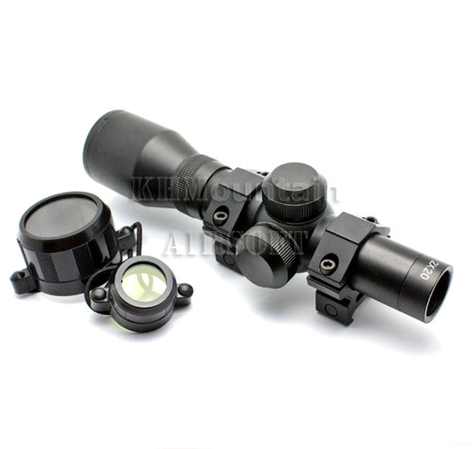 Tactical 2 x 20 Rifle Scope with Mount (Short)