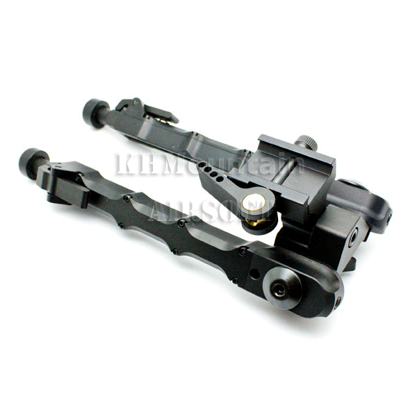 Metal SR-5 Rail Mount Bipod For 20mm Rail System (BK)