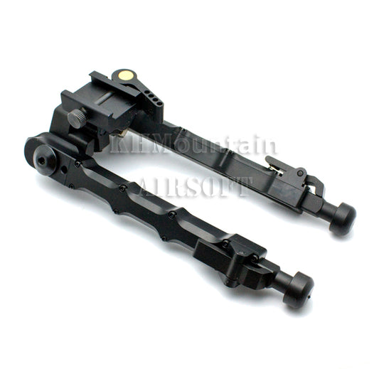 Metal SR-5 Rail Mount Bipod For 20mm Rail System (BK)