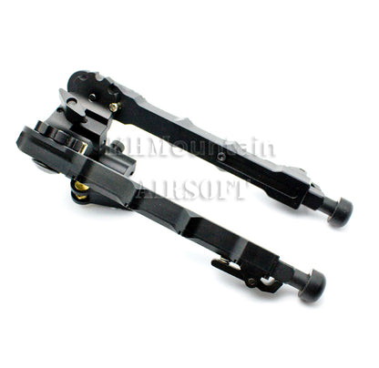 Metal SR-5 Rail Mount Bipod For 20mm Rail System (BK)