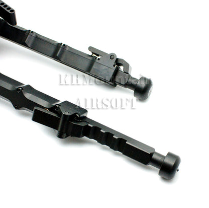 Metal SR-5 Rail Mount Bipod For 20mm Rail System (BK)