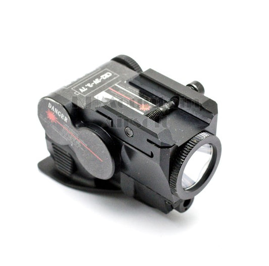 Tactical Mini Green Laser with LED Flashlight