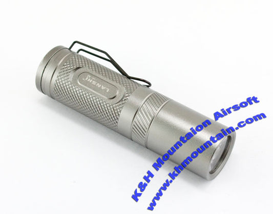 Mini Aluminum LED Flashlight / CR123A battery version