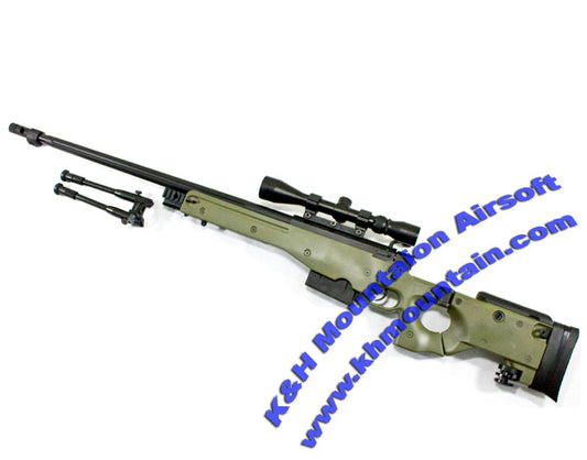 Well Full Metal Gas Power AW338 L96 Sniper Rifle (G96D) /OD