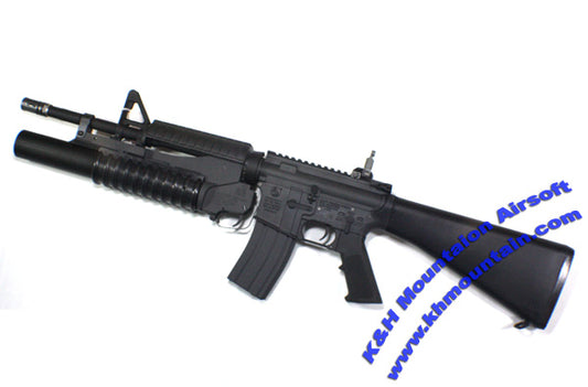 G&P Full Metal M4 /w M203 grenade launcher & Fix Stock/ST005