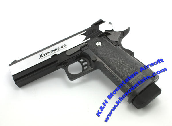 Full Metal Hi-cap Xtreme .45 GBB Pistol