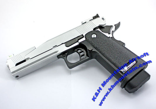 Hi-capa 5.1 Full-metal Gas Blowback Pistol / Silver